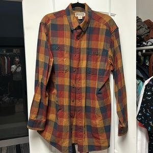 Duluth…never worn! Men’s large tall flannel shirt